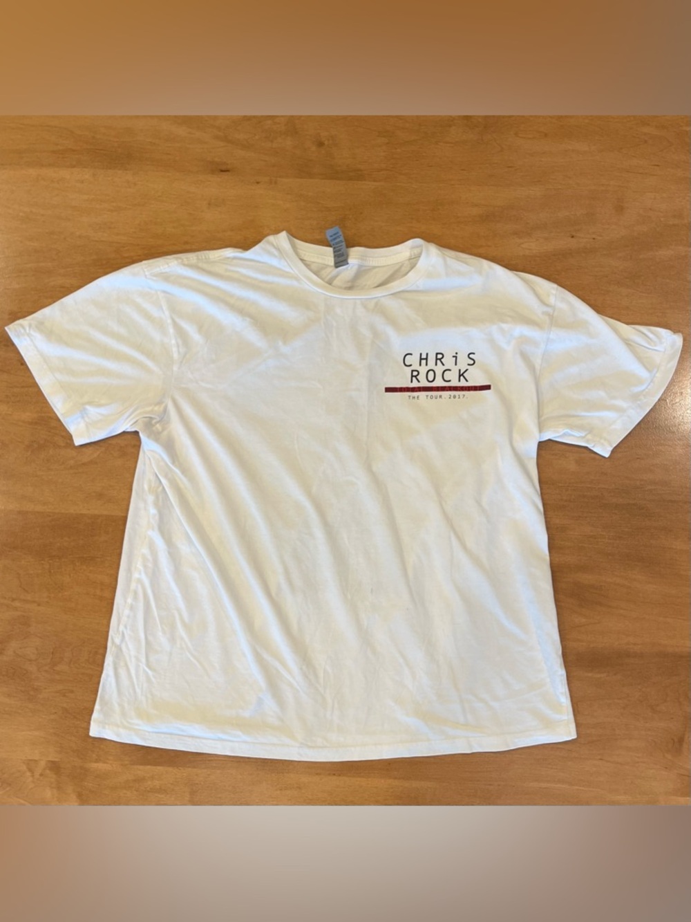 Chris Rock “blackout tour” t-shirt from 2017